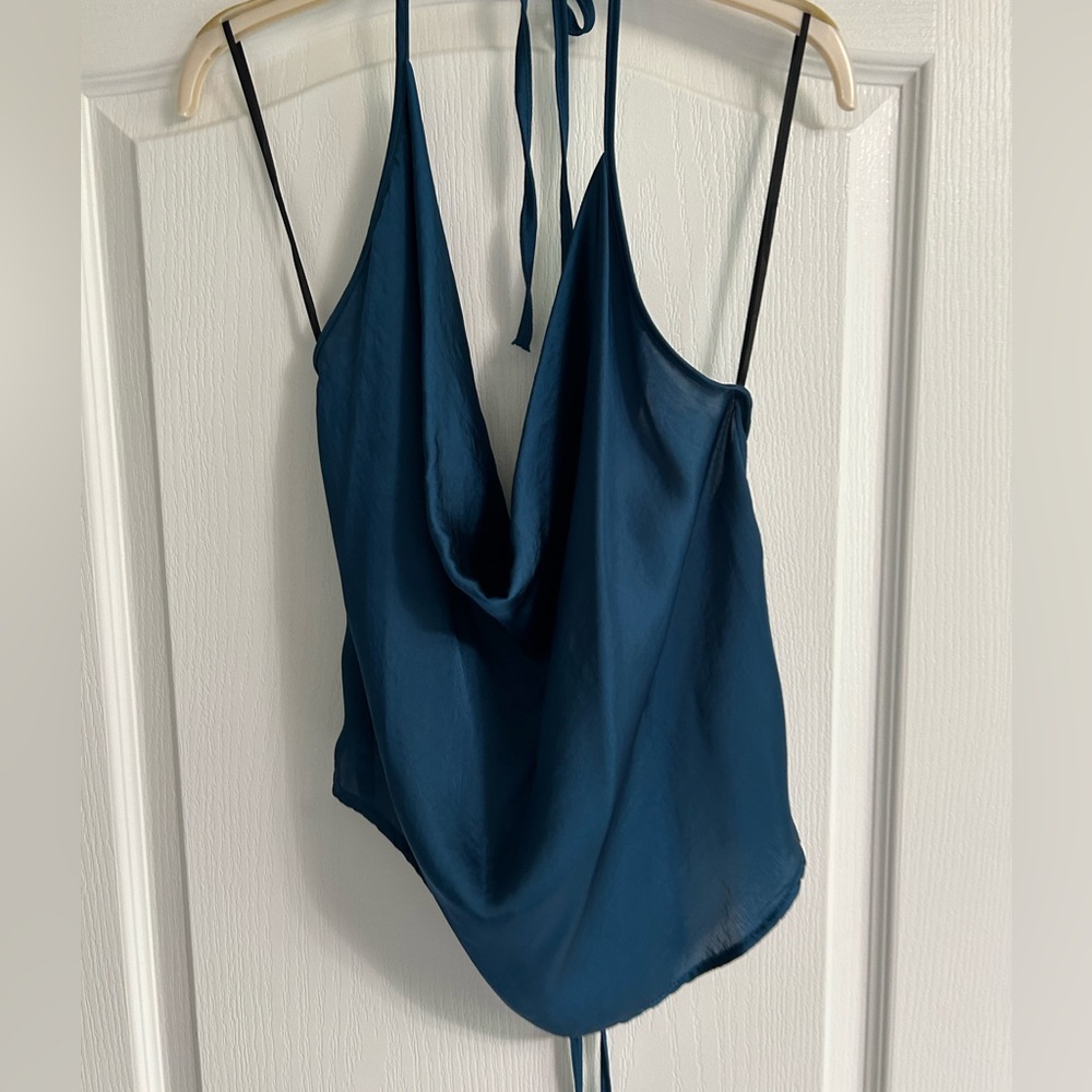 Urban Outfitters Backless Satin Top